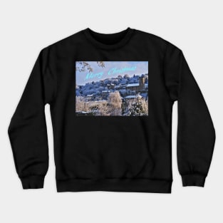 Ironbridge Village Winter Scene Crewneck Sweatshirt